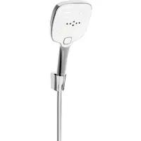 Mexen R-17 vaste doucheset, chroom/wit - 785175052-02