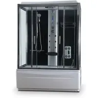 Mueller Milos complete douchecabine met douchebad 170x90x220cm
