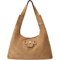 GUESS schoudertas Sunset Hobo Tan Lichtbruin