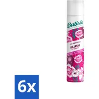 Batiste 6 x - Blush - Droogshampoo - Bloemige Geur - Frist Op en Geeft Textuur - 200ml - Droogshampoo - Haarverfrissend - Volume - Textuur - Bloemengeur