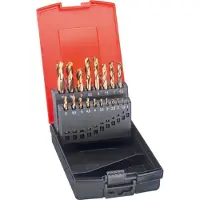 Format Set korte boren HSSE GoldOxid 24-delig 1-10,5 + krngatboor