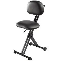 MeyChair XXL sta-opstoel Futura Light AF-SR-11193, met klimhulp, in hoogte verstelbaar, tot 250 kg, staal & kunstleer, desinfectiebestendig, zwart