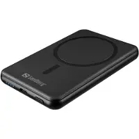 Sandberg SemiSolidState Magnet Powerbank zwart (20W, 5000 mAh)