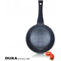 DUKA keukentoevoegingen, servies, serveerwaren, tafeldecoratie - Gota Cook inductie-aluminium koekenpan 20 cm met granietcoating