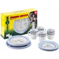 Brunner Melamine Servies Odyssey 16-delig Kampeerbestek