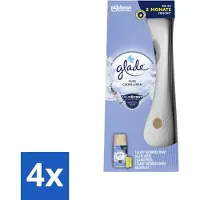 Glade 4 x - Startset Automatische Spray - Pure Clean Linen - 269 ml - Luchtverfrisser - Geur - Huisparfum - - Pure Clean Linen