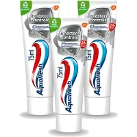 Aquafresh 3 x - Tandpasta - Tandsteen Controle - Beschermt Tegen Tandsteen - 75 ml - Voordeelverpakking - 3 stuks