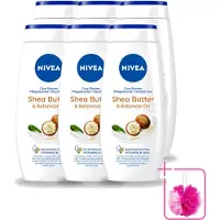 Nivea 6 x - Douchegel - Shea Butter & Botanical Oil - 250 ml - Bulkverpakking - Douchegel - Douchemop - Shea butter