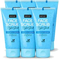 Sence 6 x - Alle Huidtypes - Gezichtsscrub - Exfoliërend - 150 ml - Voordeelverpakking - 6 stuks