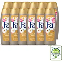 Fa 12 x - Oriental Moments - Douchecrème - Woestijnroos & Sandelhout - 250 ml - Grootverpakking - Vaatwasstrips - Douchecrème - Woestijnroos - Sandelhout - Geur - Huidverzorging