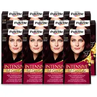 Schwarzkopf 12 x Poly Palette – Haarverf – 45505 Mahoniezwart – 115 ml - Voordeelverpakking - 12 stuks