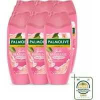 Palmolive 6 x – Douchescrub – Thermal Cherry Blossom – 250 ml - Wasstrips - Douchegel - Body Scrub - Exfoliatie - Huid Verzorging - Kersenbloesem