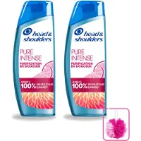 Head & shoulders 2 x - Anti-Roos Shampoo - Pure Intense - Grapefruit - 250 ml - Bulkverpakking - Anti-roos shampoo - Douchemop - Vet hoofd