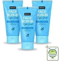 Sence 3 x - Alle Huidtypes - Gezichtsscrub - Exfoliërend - 150 ml - Grootverpakking - Vaatwasstrips - Gezichtsscrub - Exfoliëren - Huidverzorging - Huidscrub - Huidverzorging Voor Alle Huidtypes
