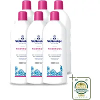 Melkmeisje 6 x - Bad & Douche - Pioenroos Geur - Verzorgend & Hydraterend - 2000 ml - Wasstrips - Douchecrème - Melkproteïnen - Katoen - Huidverzorging - Pioenroos