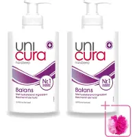 Unicura 2 x - Vloeibare Handzeep - Anti Bacterieel - Balans - 250 ml - Bulkverpakking - Handzeep - Douchemop - Antibacterieel
