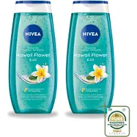 Nivea 2 x – Douchegel – Hawaii Flower & Oil – 250 ml - Wasstrips - Douchegel Hawaii - Douchegel Hawaii Flower - Douchegel Hawaii Oil - Douchegel Hawaii Flower Oil - Douchegel Hawaii Geur