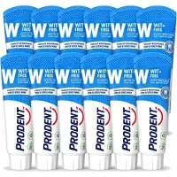 Prodent 12 x – Tandpasta – Wit + Fris – Complete Bescherming – 75 ml - Voordeelverpakking - 12 stuks
