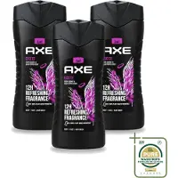 Axe 3 x – Douchegel – Excite – 250 ml - Wasstrips - Douchegel - Frisheid - Geur - Mannelijke Geur - Excite