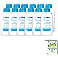 Sanicur 12 x – Bad & Douchegel – Original – 300 ml - Grootverpakking - Vaatwasstrips - Bad En Douchegel - Milde Reiniging - Huidverzorging - Hydraterende Gel - Gevoelige Huid