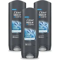 Dove 3 x - Douchegel - Men+ Care Clean Comfort - Comfort en verzorging - 250 ml - Voordeelverpakking - 3 stuks