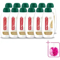 Borotalco 12 x - Douchegel - Moisturizing - Vanilla & Oat - 250 ml - Bulkverpakking - Douchegel - Douchemop - Huid verzorgen