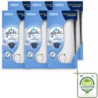 Glade 6 x - Houder Sense & Spray - Pure Clean Linen - 18 ml - Grootverpakking - Vaatwasstrips - Geurverspreiding - Luchtverfrisser - Bewegingssensor - Frisse Geur - Linnengoed Geur