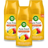Air Wick 3 x Freshmatic - Luchtverfrisser Navulling - Tropische Mango - 250ml - Voordeelverpakking - 3 stuks