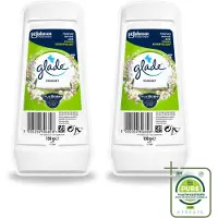 Glade 2 x – Luchtverfrisser Gel – Muguet – 150 g - Grootverpakking - Vaatwasstrips - Luchtverfrisser - Geur - Muguet - Bloemige Geur - Frisse Geur