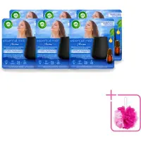 Air Wick 6 x Essential Mist - Automatische Luchtverfrisser Kit - Innerlijke Rust - Eucalyptus & Lavendel - Bulkverpakking - Luchtverfrisser - Douchemop - Aromatherapie