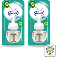 Air Wick 2 x - Luchtverfrisser Navulling - Pure Nenuco - Elektrische Geurverspreider - 19 ml - Wasstrips - Nenuco Geur - Luchtverfrisser - Elektrische Geurverspreider - Navulling - Essentiële Oliën