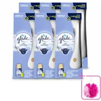 Glade 6 x - Startset Automatische Spray - Pure Clean Linen - 269 ml - Bulkverpakking - Geur versgewassen linnengoed - Douchemop - Geur Pure Clean Linen