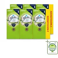 Glade 6 x - Touch & Fresh Navulling - Lelietje-van-dalen - 2 × 10 ml - Grootverpakking - Vaatwasstrips - Navulling Muguet - Touch & Fresh - Bloemige Geur - Frisse Geur - Geurverspreiding