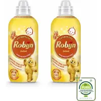 Robijn 2 x – Wasverzachter – Zwitsalgeur – 765 ml - Grootverpakking - Vaatwasstrips - Wasverzachter - Babygeur - Zachte Was - Wasverzachter Bakje - Huidvriendelijk