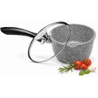 Edenberg Rondel granitowy 1,9L 18cm z pokrywką - Inductie