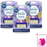 Ambi Pur 3 x - 3Volution - Navulling - Lavendel - 20 ml - Bulkverpakking - Geurverspreider - Douchemop - Lavendel