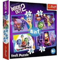 Trefl "Emoties Regeren" 4-in-1 puzzels - W głowie sie ni mieści 2