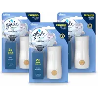 Glade 3 x - Houder Touch & Fresh - Pure Clean Linen - 10 ml - Voordeelverpakking - 3 stuks