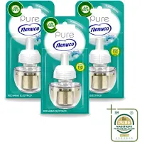 Air Wick 3 x - Luchtverfrisser Navulling - Pure Nenuco - Elektrische Geurverspreider - 19 ml - Wasstrips - Nenuco Geur - Luchtverfrisser - Elektrische Geurverspreider - Navulling - Essentiële Oliën