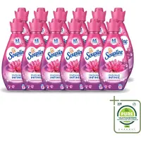 Soupline 12 x – Wasverzachter – Infinite Freshness Floral Happiness – 800 ml - Grootverpakking - Vaatwasstrips - Wasverzachter - Frisheid - Geur - Zachtheid - Wasgoed