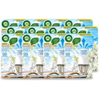 Air Wick 12 x Essential Oils - Elektrische Geurverspreider Starterkit - Sering & Fris Linnen - 19ml - Voordeelverpakking - 12 stuks