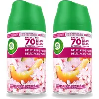 Air Wick 2 x - Luchtverfrisser Navulling - Zalige Zomer - Automatische Spray - 250 ml - Voordeelverpakking - 2 stuks
