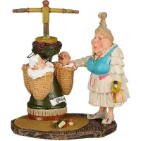 Luville Efteling Kerstdorpminiatuur Oermoeder Lot 9,5 X 7,5 X 10,5 Cm