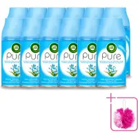 Air Wick 12 x Freshmatic - Luchtverfrisser Navulling - Pure Lentedauw - 250ml - Bulkverpakking - Luchtverfrisser - Douchemop - Lentedauw