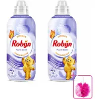 Robijn 2 x – Wasverzachter – Puur & Zacht – 780 ml - Bulkverpakking - Wasverzachter - Douchemop - Wasmiddel
