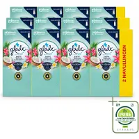 Glade 12 x - Touch & Fresh - Exotic Tropical Blossoms - 2x 10 ml - Grootverpakking - Vaatwasstrips - Geur - Frisheid - Monoi Olie - Tropische Bloemen - Kokosmelk