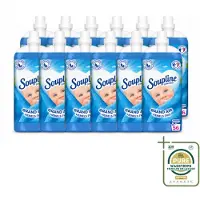 Soupline 12 x - Wasverzachter - Hemels Fris - 1350 ml - Wasstrips - Wasverzachter - Frisheid - Zachte Kleding - Wasgoed - Wasmiddel