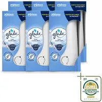 Glade 6 x - Houder Sense & Spray - Pure Clean Linen - 18 ml - Wasstrips - Luchtverfrisser - Geurverspreiding - Geurhouder - Geurautomatisch - Geur In Badkamer