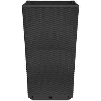 vidaXL Plantenbakken 2 st 32,5x32,5x57 cm polypropeen zwart
