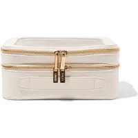HEMA Toilettas 23x15x9cm Dubbellaags Transparant